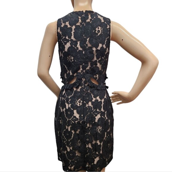 Wayf Drake Lace Cutout Dress in Black - Picture 4 of 8